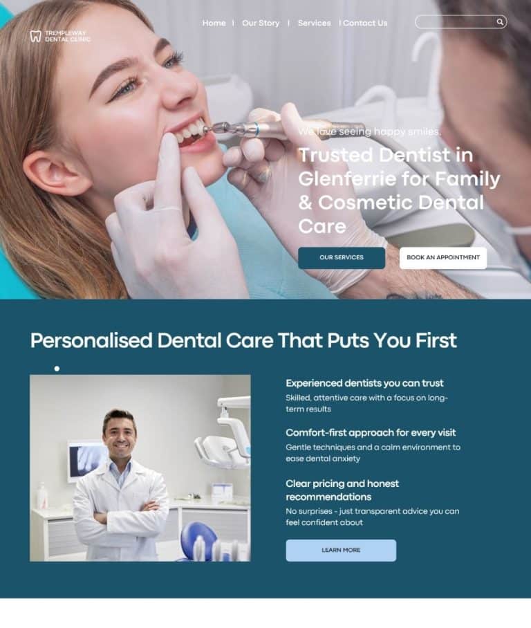 Local Dentist Website Build